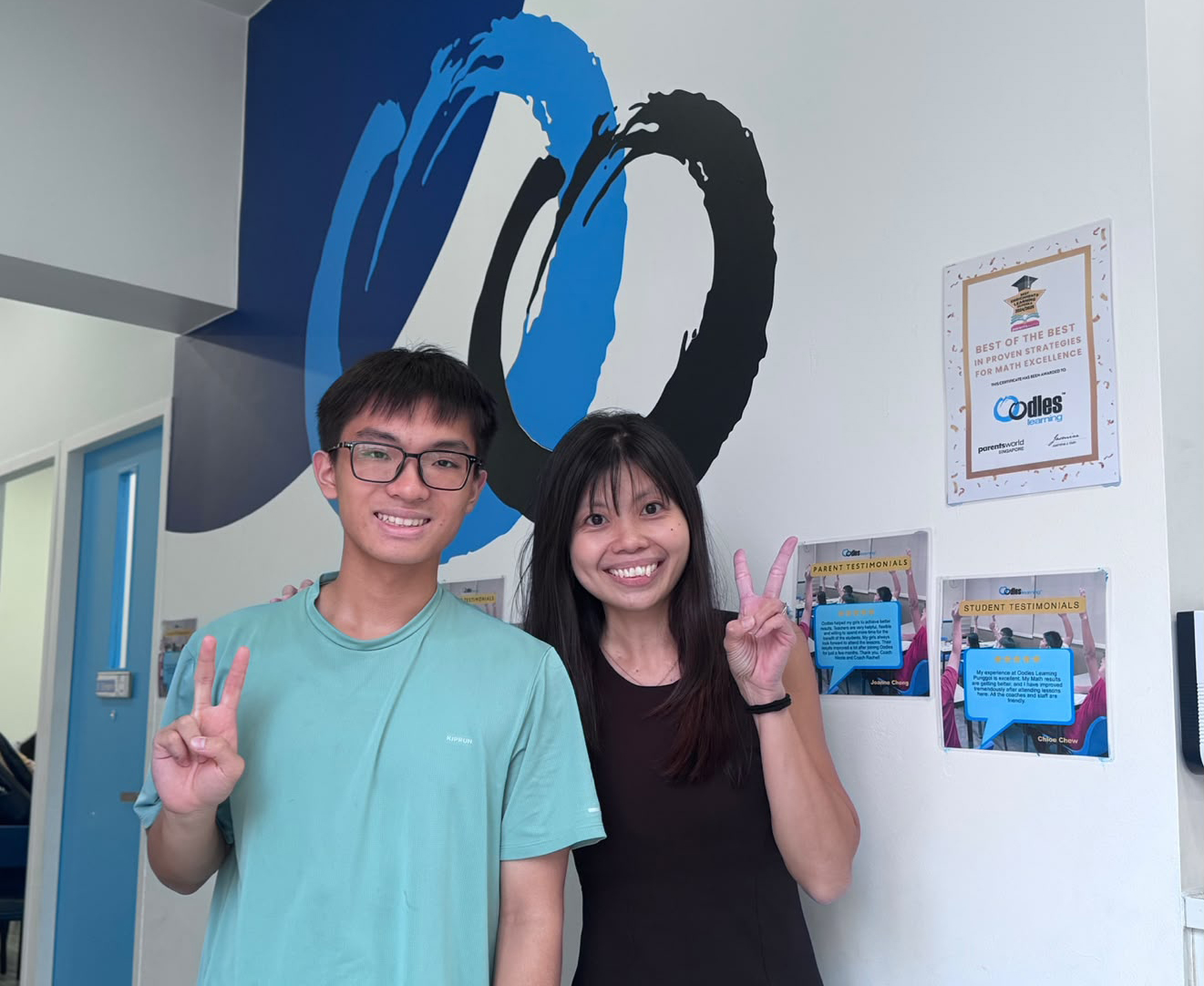Poon Xi Song, graduating Oodles Math PaceUP student at Yusof Ishak Secondary School